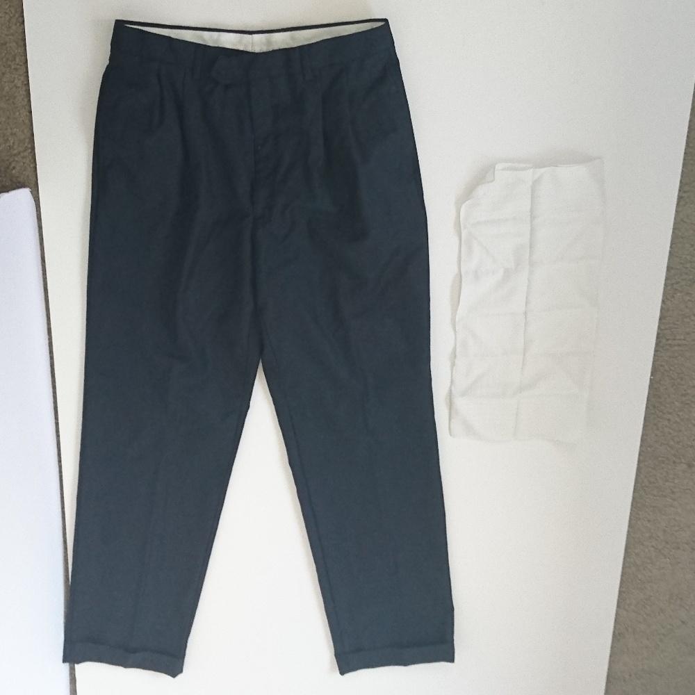 Lauren Ralph Lauren Wool Trousers Navy 33W x 32L